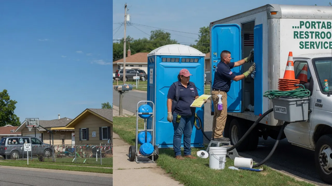 Portable Toilet Rental in Le Claire, IA near me
